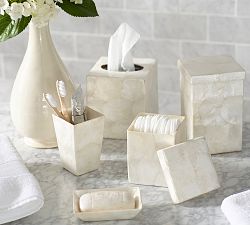 Capiz Bath Accessories