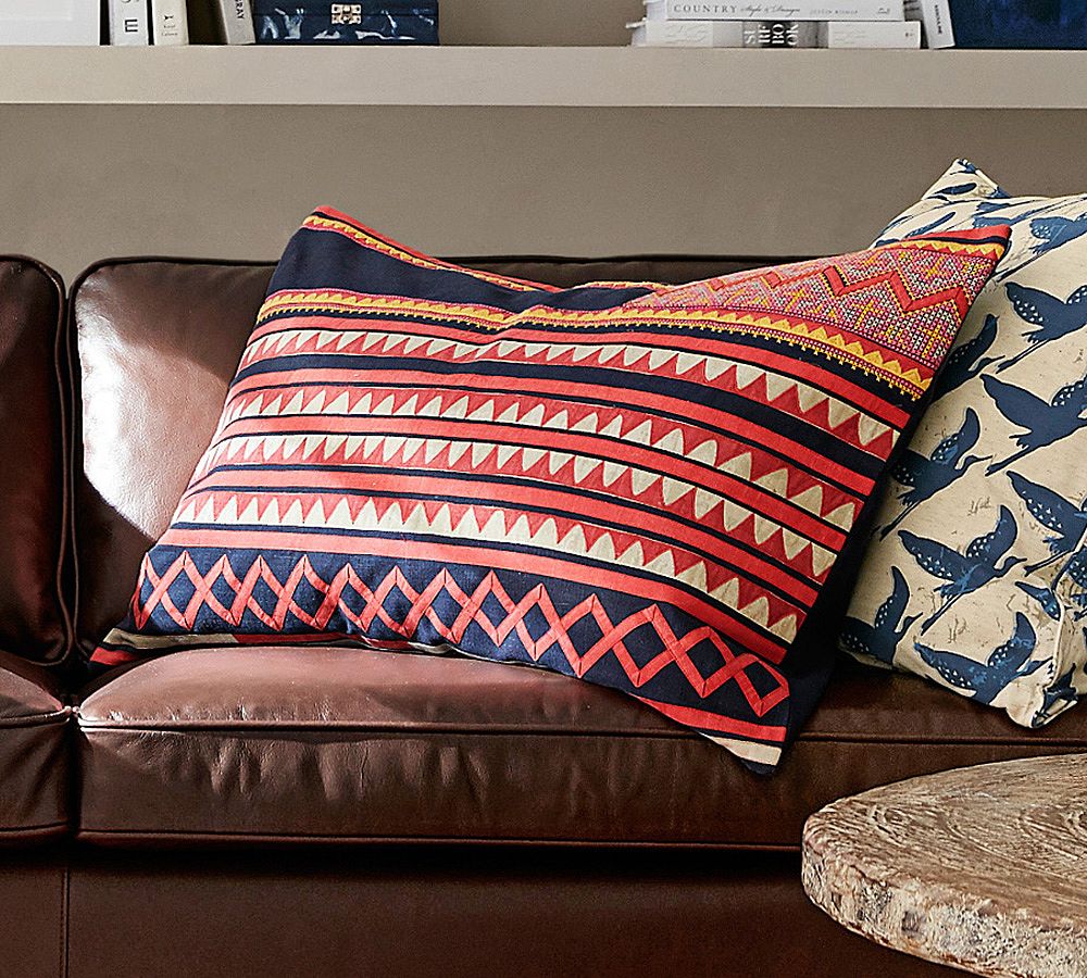 Mia Appliqu&#233; Lumbar Pillow Cover
