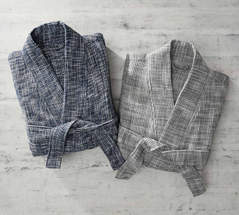 Organic Waffle Weave Lightweight Robe
