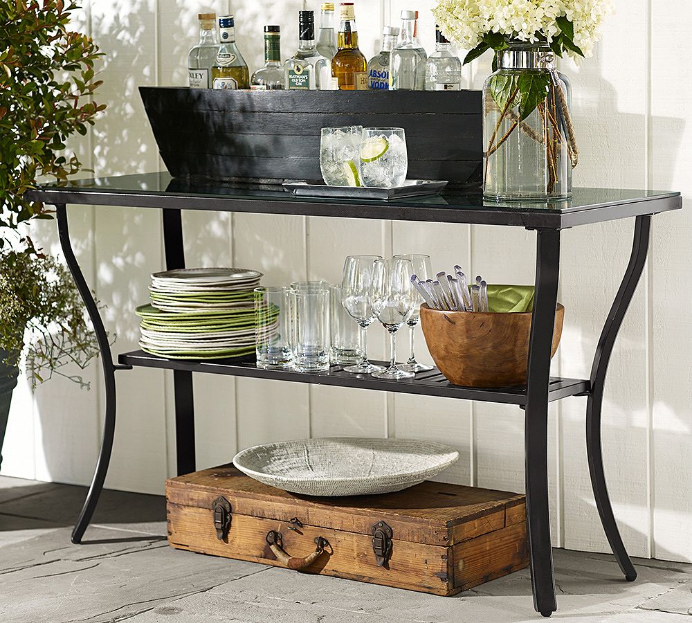 Riviera Metal Console Table