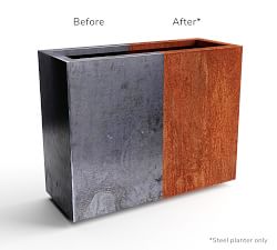 Span Outdoor Planters - Corten Steel