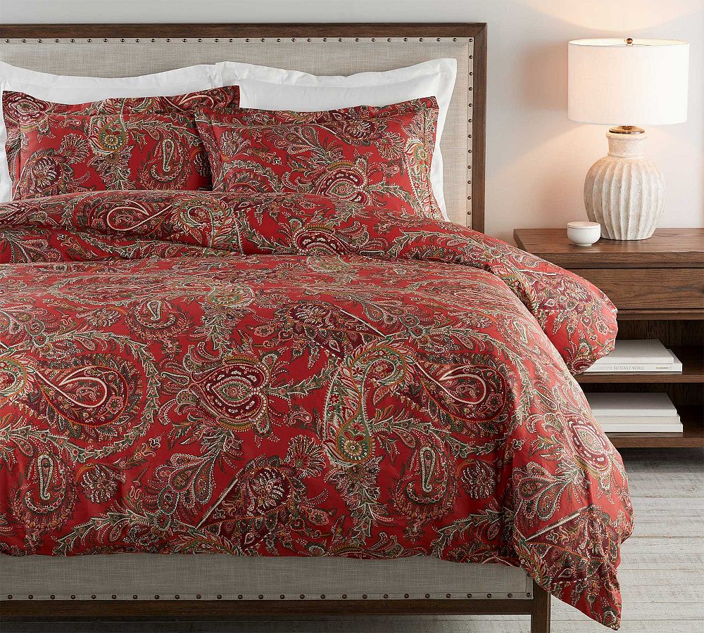 Caroline Paisley Organic Cotton Duvet Cover