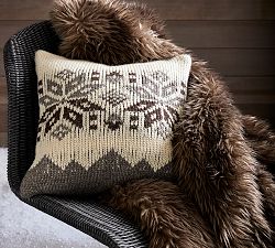 Grafton Fair Isle Sweater Pillow Cover