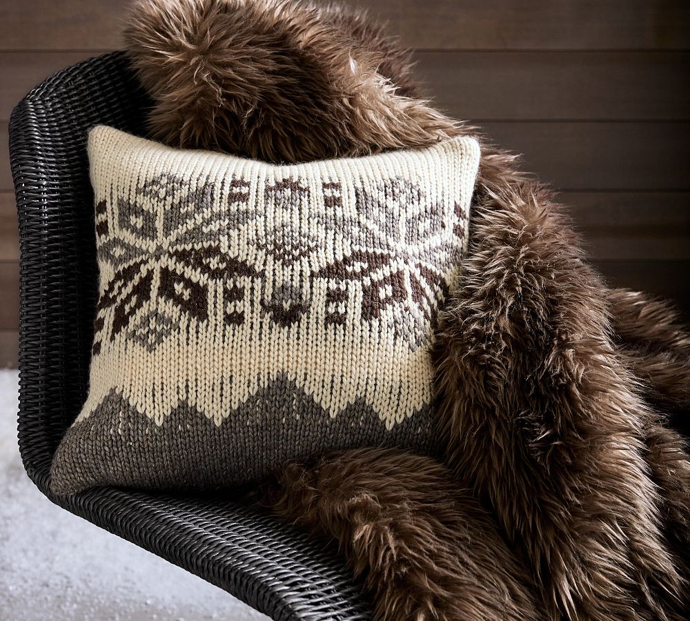 Grafton Fair Isle Sweater Pillow Cover