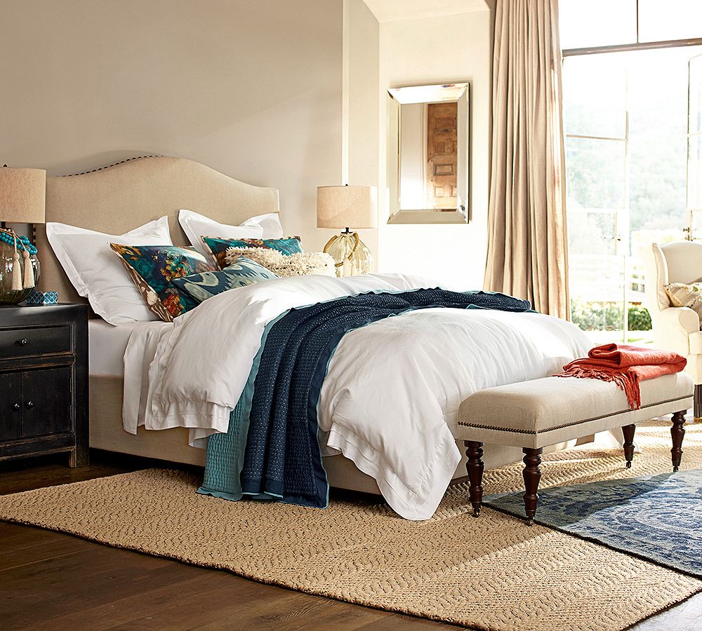 Solid Reversible Kantha Quilt &amp; Shams