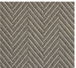 Custom Textured Chevron Wool Rug