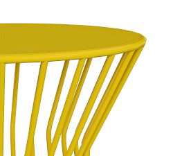 Gatlin Metal Round Outdoor Side Table (20&quot;)