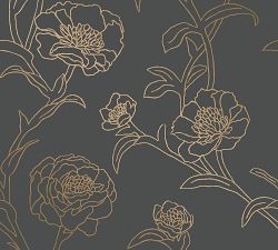 Peonies Removable Wallpaper