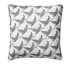 Crane Printed Pillow Cover