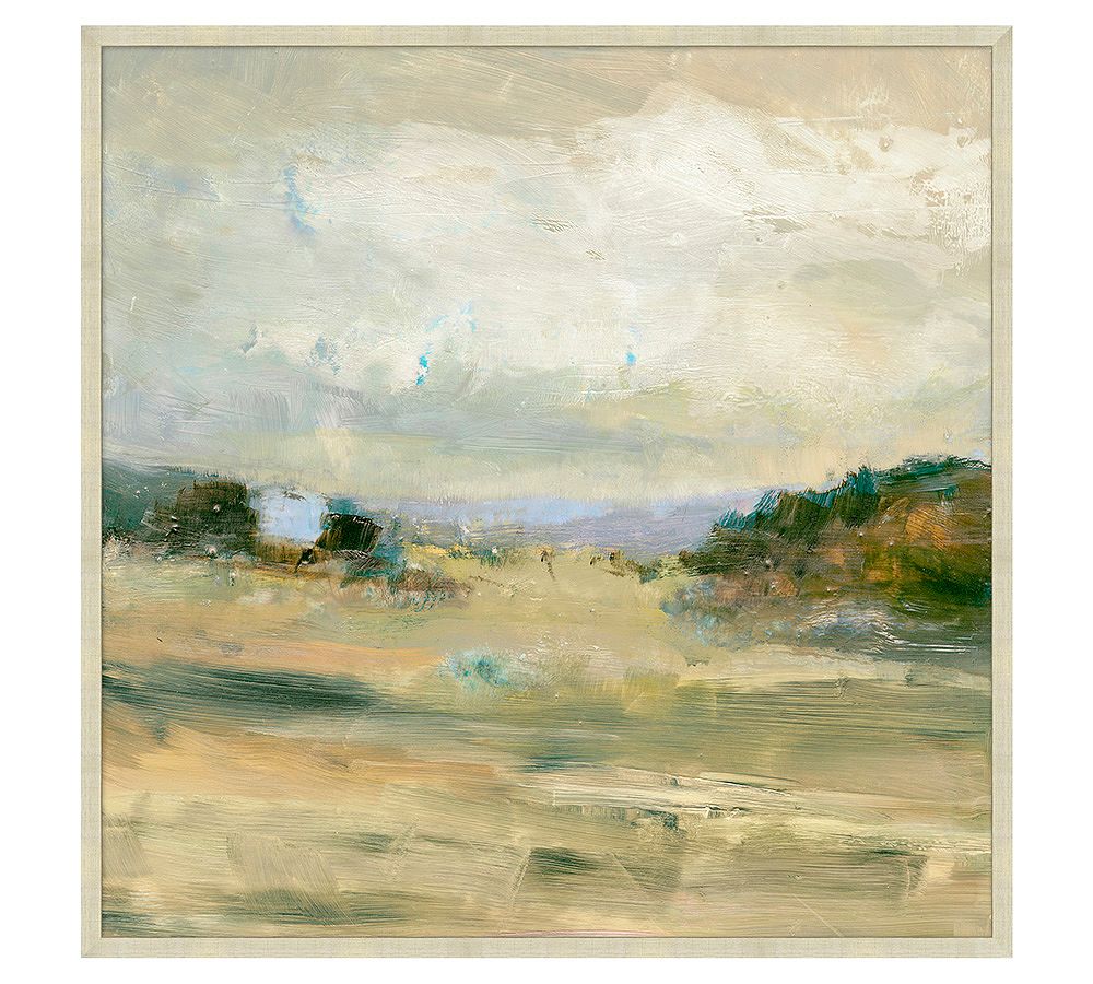 View of the Valley Framed Canvas