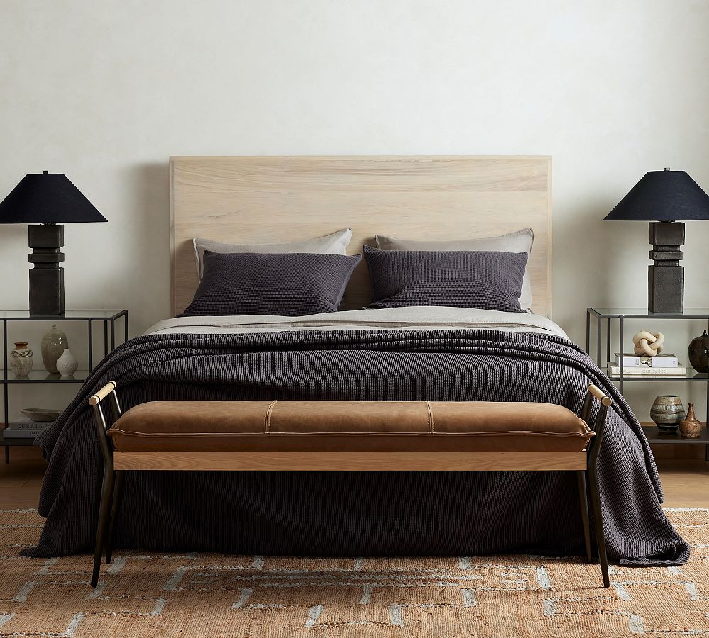 Nico Leather Bench