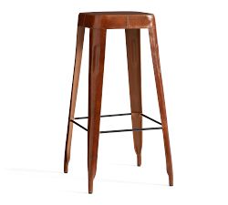 Rhodes Leather Stool