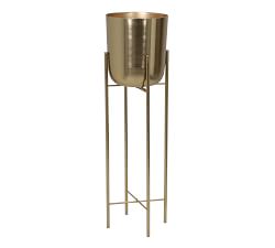 Warren Gold Stand Planters - Set of 3