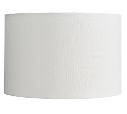 Gallery Textured Linen Straight-Sided Lamp Shade (13&quot;-19'')