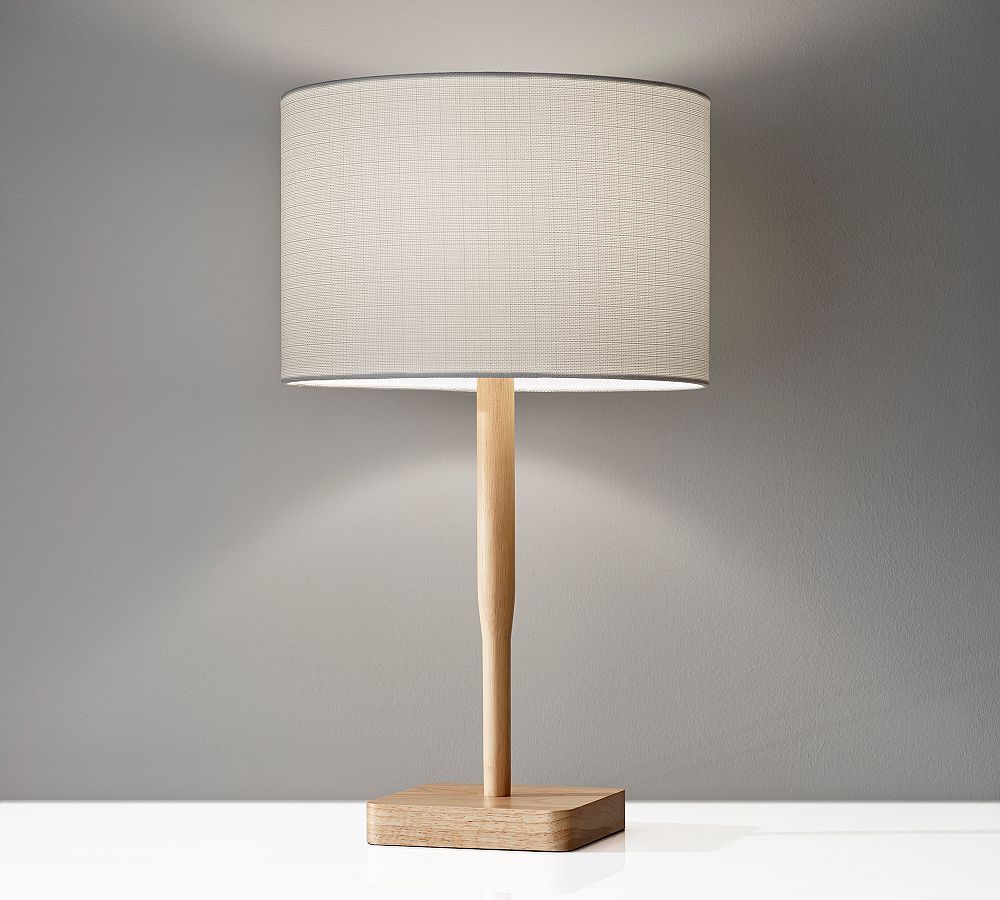 Morton Wood Table Lamp (15&quot;)