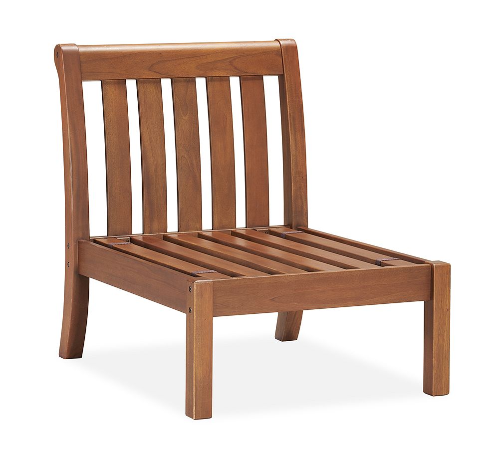 Open Box: Chatham Sectional, Armless Chair Frame, Honey