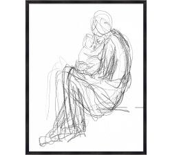 Companion Study Framed Print