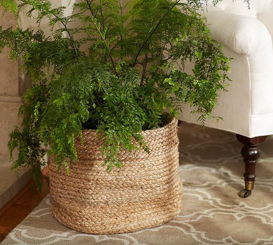 Braided Jute Basket