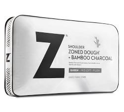 Malouf&#8482; Shoulder Zoned Dough&#174; + Bamboo Charcoal Memory Foam Pillow