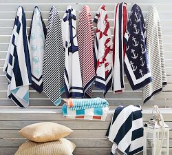 Mini Anchor Beach Towel