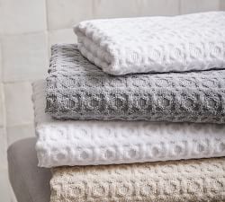 Waffle Sculpted Organic Towel