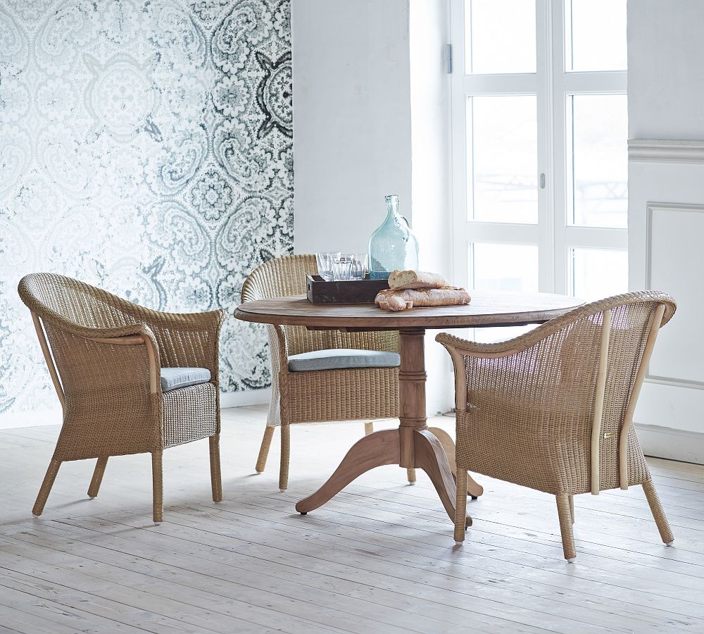 Michel Reclaimed Teak Wood Dining Table (31&quot;- 47&quot;)