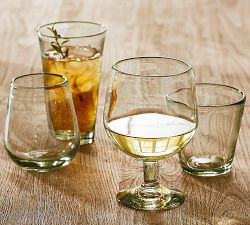 Open Box: Santino Handcrafted Recycled Wine Glasses