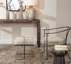 Orson Hair on Hide Stool