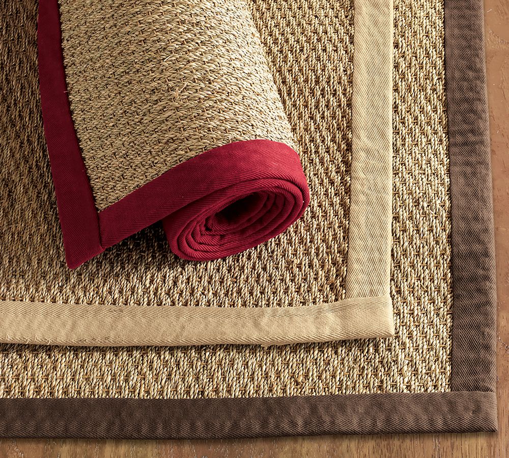 Color-Bound Seagrass Rug Swatch - Free Returns Within 30 Days
