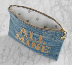 The Emily &amp; Meritt Sentiment Cosmetic Pouch - Set of 2