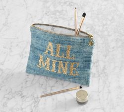 The Emily &amp; Meritt Sentiment Cosmetic Pouch - Set of 2