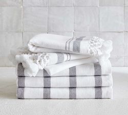 Mia Fringe Border Hand Towel