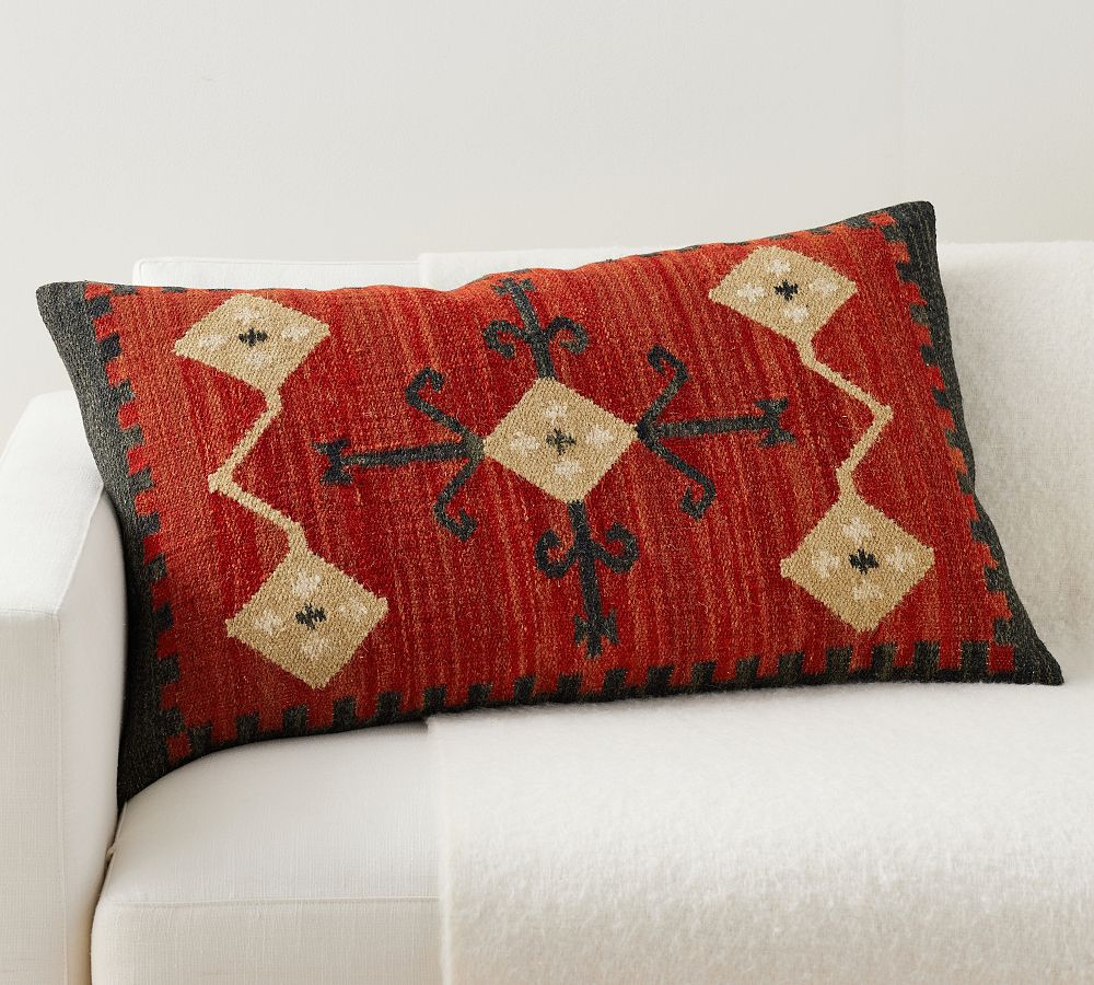Tuller Kilim Inspired Lumbar Pillow Cover