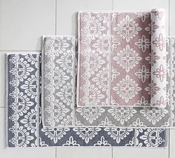 Alva Jacquard Organic Bath Mat