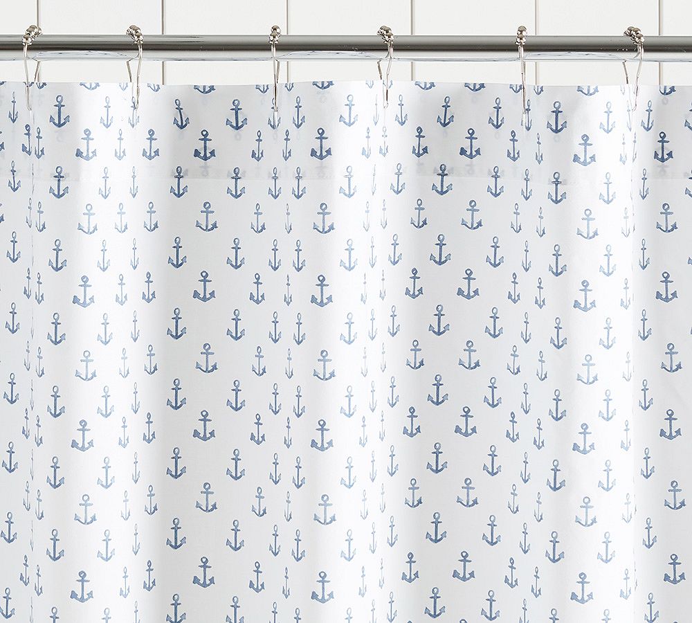 Anchor Printed Shower Curtain