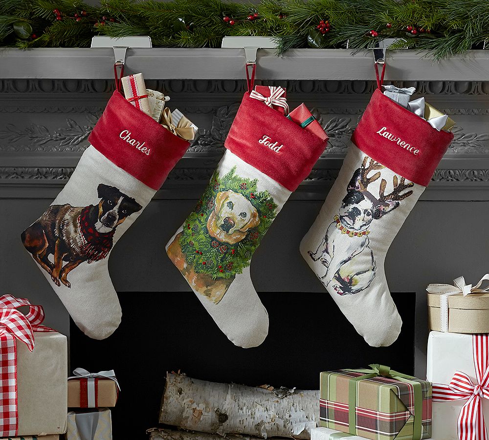 Painted Dog Stocking