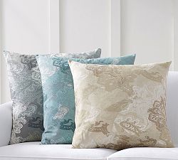 Willow Paisley Print Pillow Cover