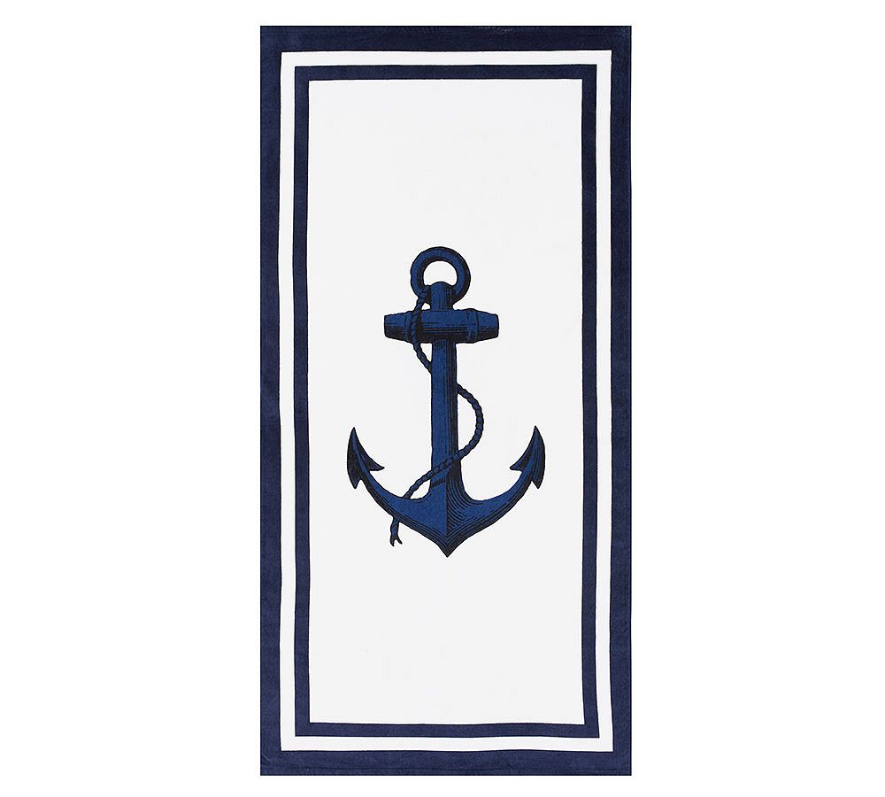 Anchor Beach Towel