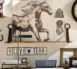 Leather Shelf