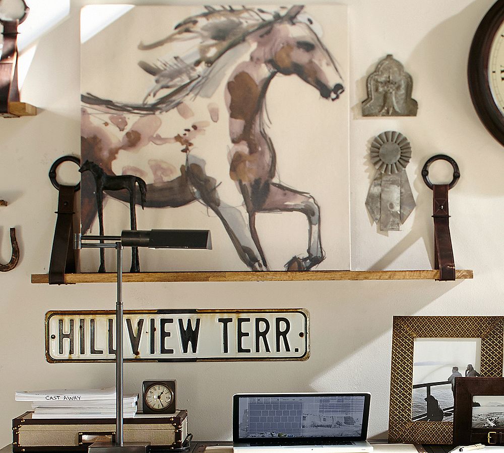 Leather Shelf