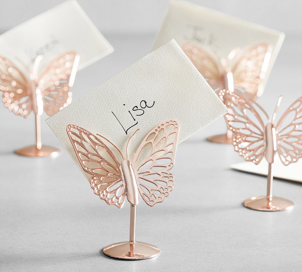 Monique Lhuillier Papillon Placecard Holder, Set of 4