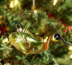 Mercury Fishing Ornament