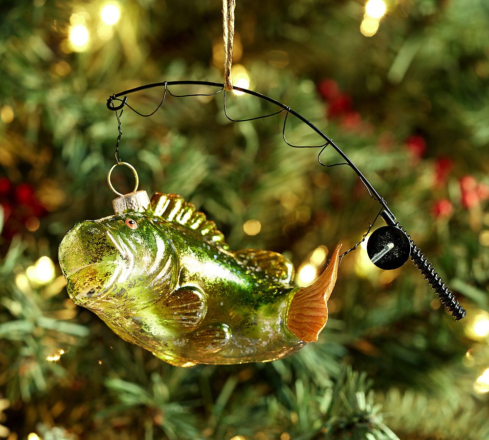 Mercury Fishing Ornament