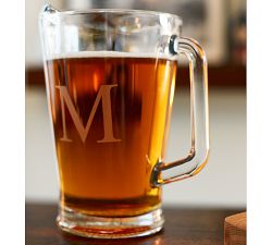 Monogrammable Beer Pitcher