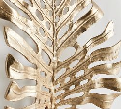 Metal Palm Leaf Wall Sculpture