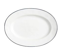 Costa Nova Beja Rimmed Oval Serving Platters