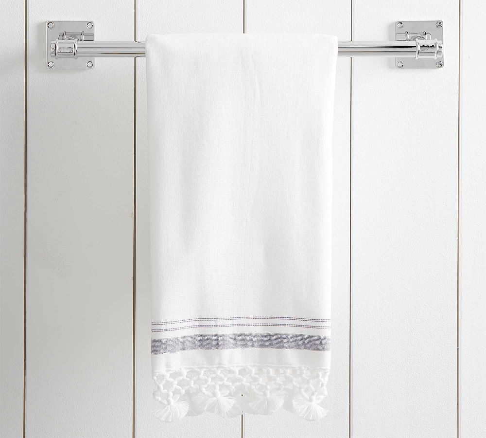 Mia Fringe Border Hand Towel