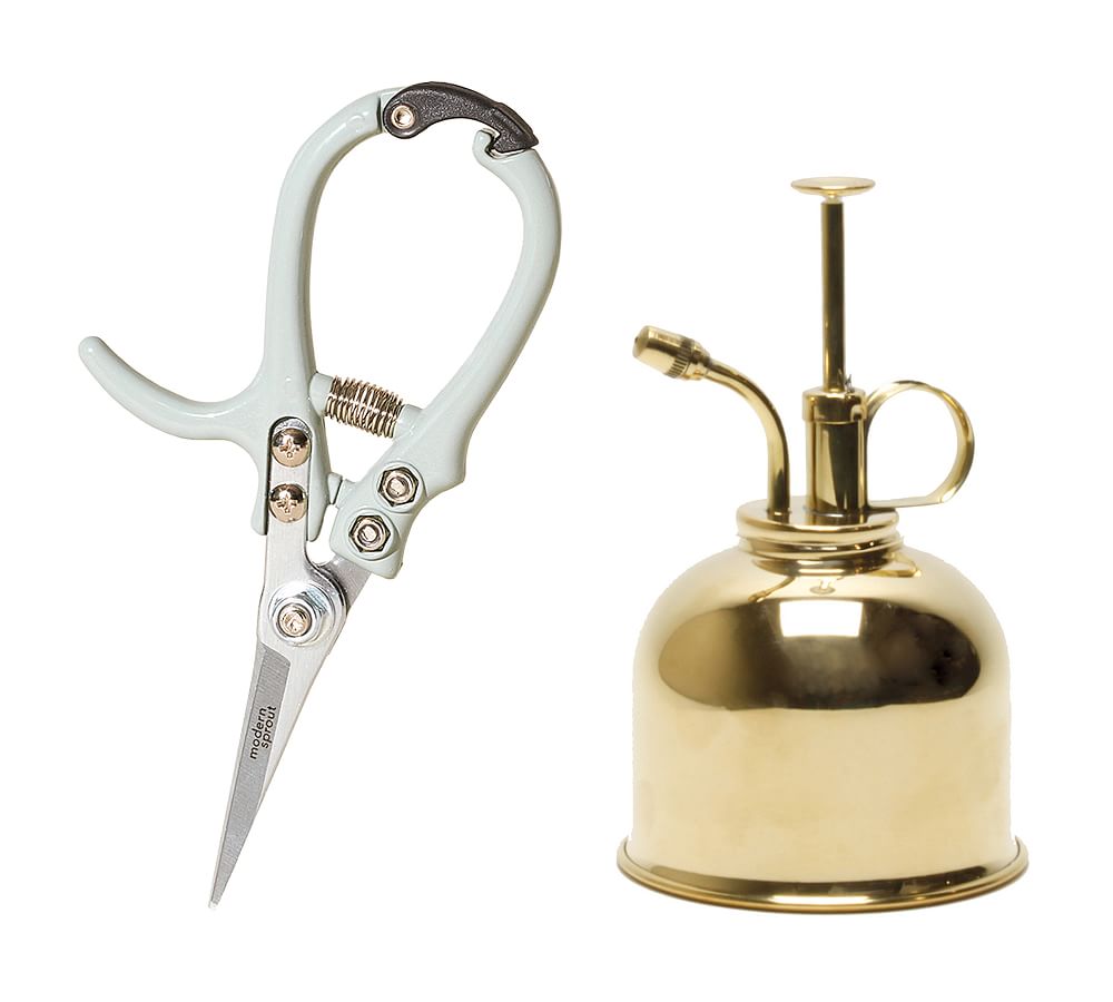 Modern Plant Mister &amp; Pruning Shears - Set of 2