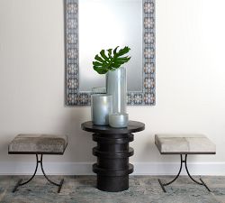 Orson Hair on Hide Stool