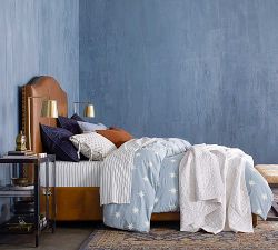 The Emily &amp; Meritt&#160; Indigo Stitch Cotton Sham